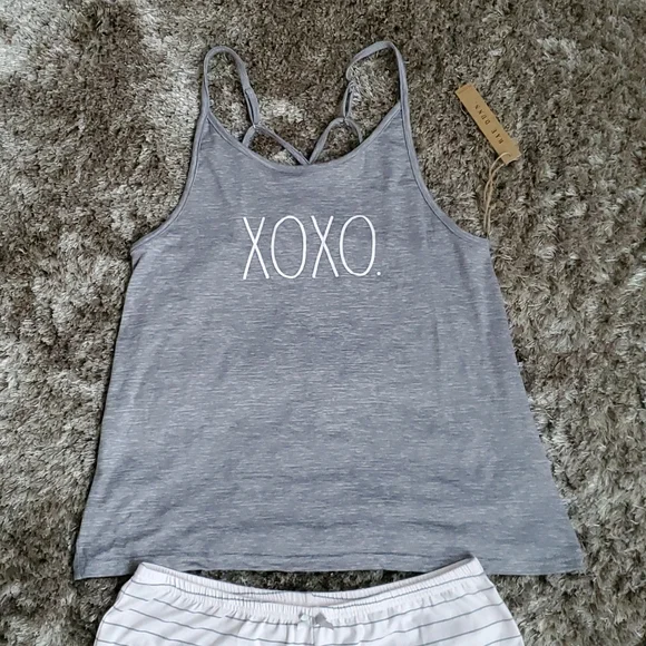 Rae Dunn Sleepwear Set Size L - Picture 2 of 9